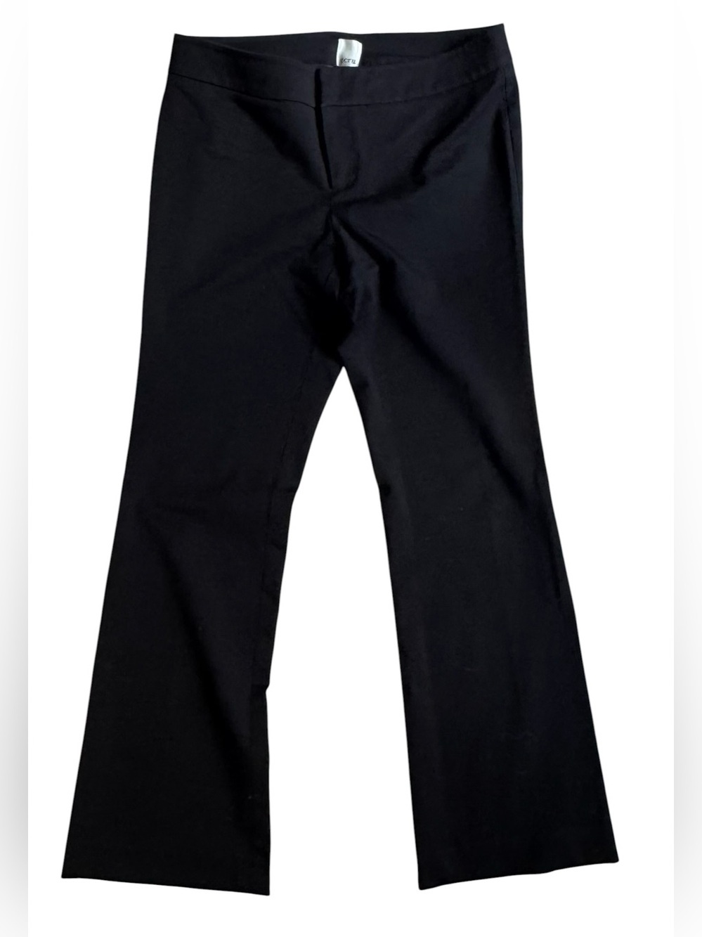 Ecru Black Bootcut Stretch Dress Pants Size 8